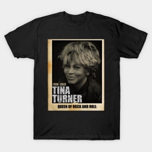 Tina Turner Photo Vintage Aesthetic // Queen of rock and roll T-Shirt